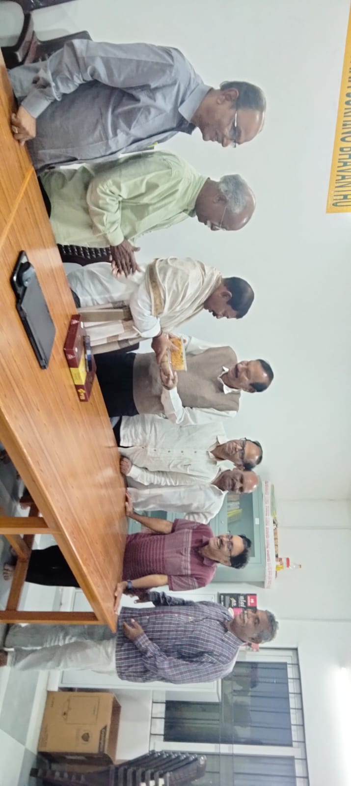 Jolly group friends honouring Srinivas Goud garu
  